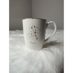 Taurus ♉ Zodiac‎ Sign Coffee Mug Cup Gold Rim